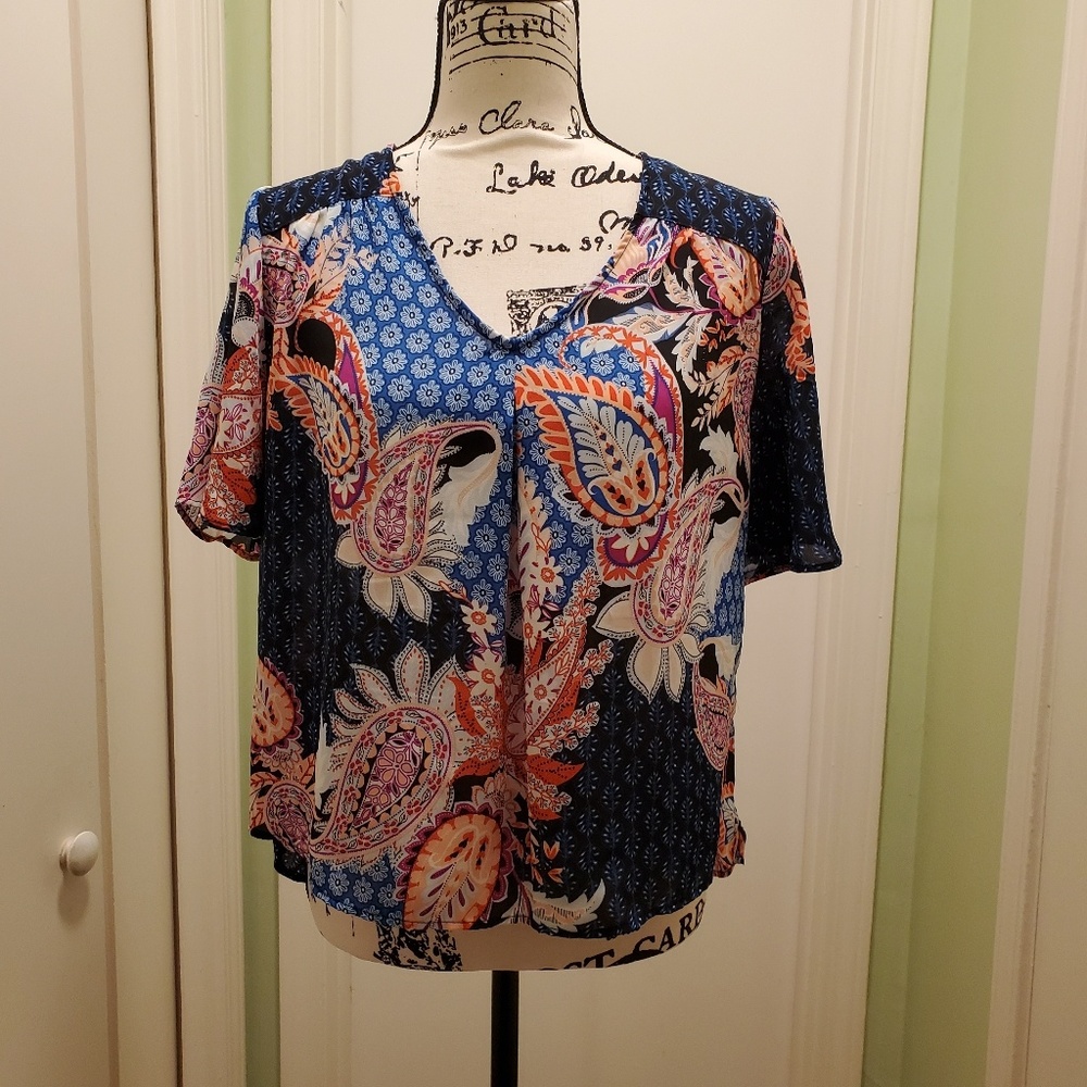 Chenault Floral Print Top